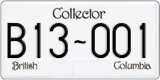 British Columbia, Collector (B12-345/1M2-345)
