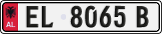 License plate of Albania, Cars (1993)
