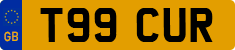 License plate of the United Kingdom, 1983 year system
