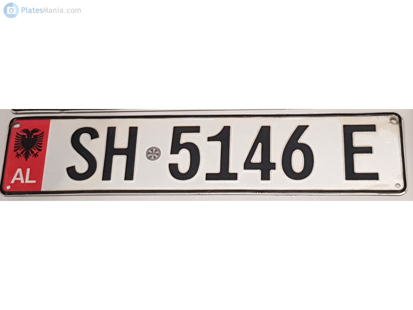 SH 5146 E, License plate without vehicle 