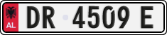 License plate of Albania, Cars (1993)