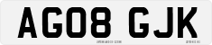 License plate of the United Kingdom, 2001 year system