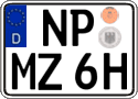 German license plate, Plates for oldtimers (type 