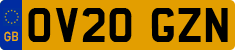 License plate of the United Kingdom, 2001 year system