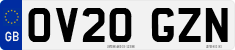 License plate of the United Kingdom, 2001 year system