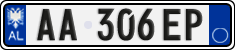 License plate of Albania, Cars (2011)