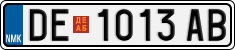 License plate of North Macedonia, Regular plates (2012)
