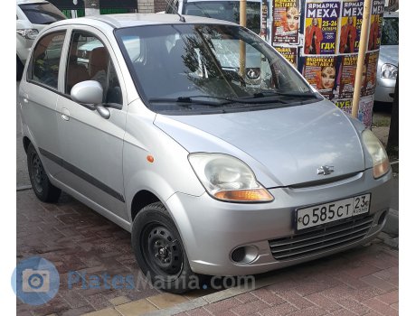 о585ст23, Chevrolet Spark