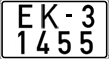 License plate Belarus, Special vehicles (2004)