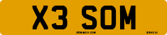 License plate of the United Kingdom, 1983 year system