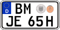 German license plate, Plates for oldtimers (type 