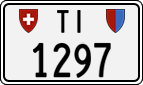 License plate of Switzerland, Cars