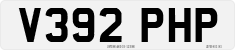 License plate of the United Kingdom, 1983 year system