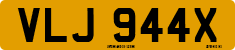 License plate of the United Kingdom, 1963 year system
