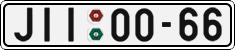 License plate of the Czech Republic, Cars (1960)
