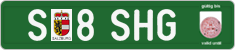 License plate of Austria, Export transit plates