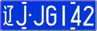 License plate of China, Cars