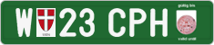 License plate of Austria, Export transit plates