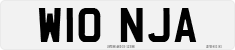 License plate of the United Kingdom, 1983 year system