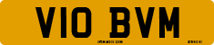 License plate of the United Kingdom, 1983 year system