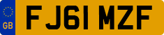 License plate of the United Kingdom, 2001 year system