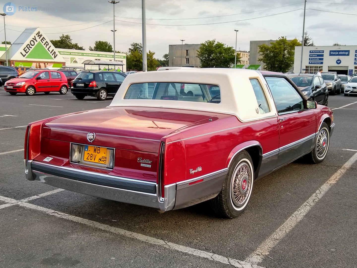 WB 28V, Cadillac DeVille 6th gen 2-door Coupé (D47; C-body), 1985–1993