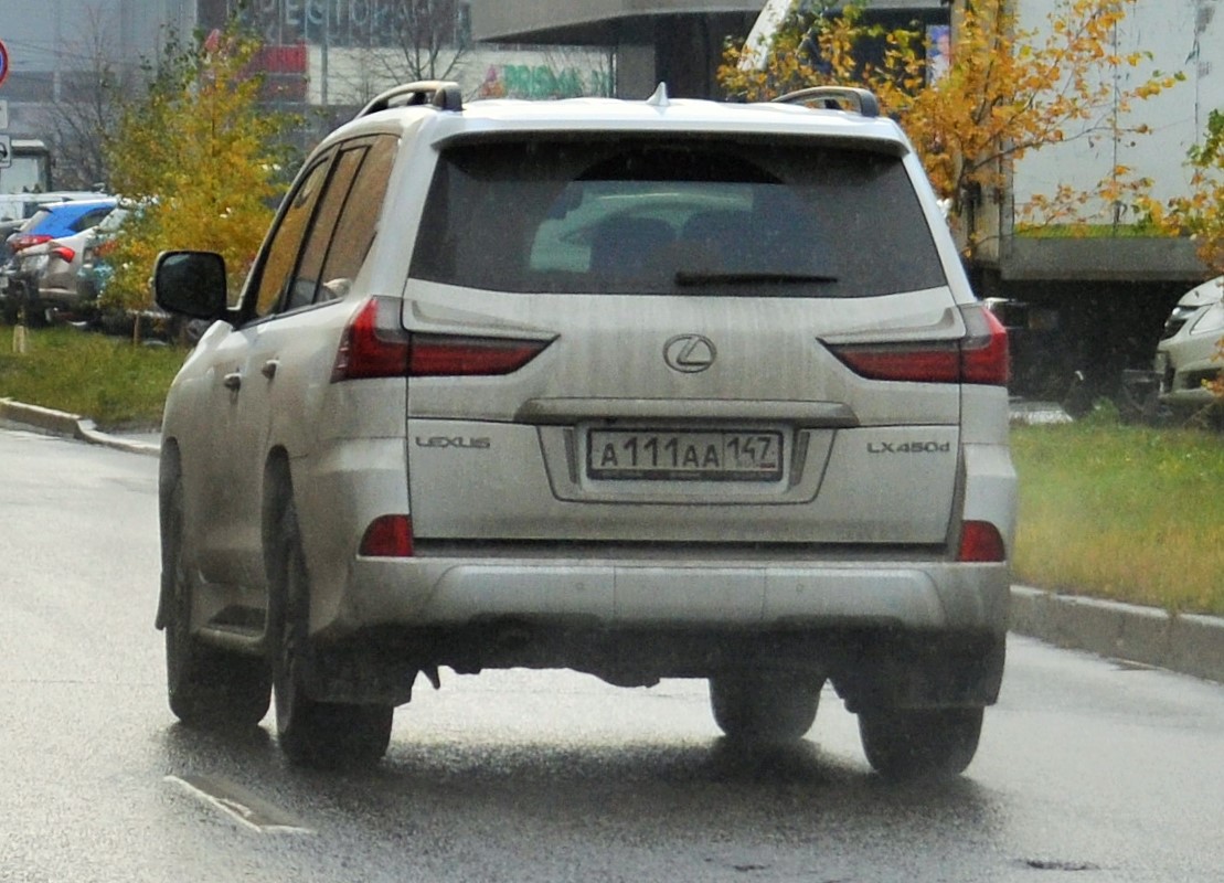 а 111 аа 147, Lexus LX 3rd gen (J200), 2nd facelift, 2015–2021