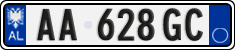 License plate of Albania, Cars (2011)