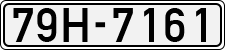 License plate of Vietnam, Cars