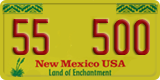New Mexico, Vanity Plates
