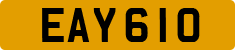 License plate of Cyprus, Regular plates