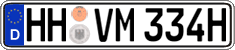German license plate, Plates for oldtimers (type 