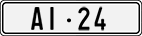 License plate of Switzerland, Cars