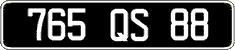 French license plate, FNI
