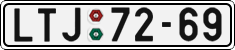 License plate of the Czech Republic, Cars (1960)