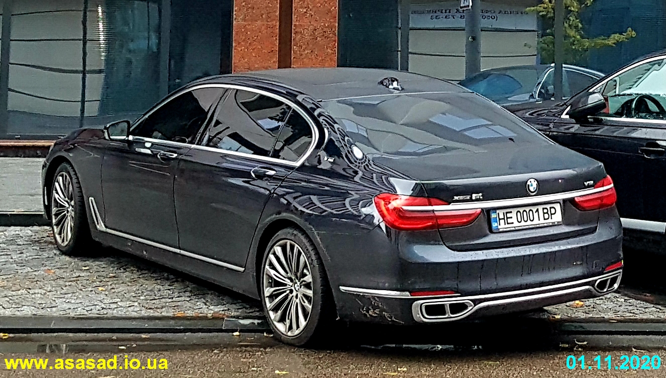 HE 0001 BP, BMW 7 Series 6th gen (G11/G12), 2015–2019
