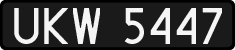 License plates of Poland, 1976 year system