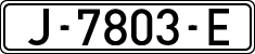 License plates of Spain, 1971 year series