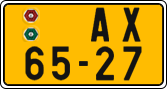 License plate of the Czech Republic, Commercial vehicles (1960)