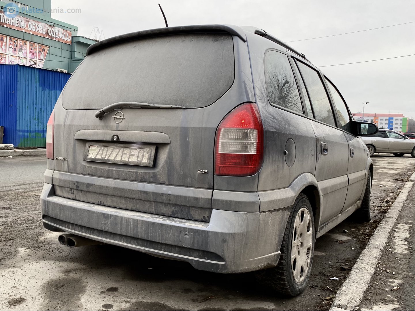 7077FF01, Opel Zafira 1st gen (A; T98), 1999–2005