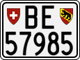 License plate of Switzerland, Motorcycles