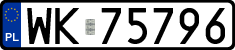 License plates of Poland, Regular car plates