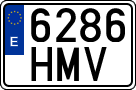 License plates of Spain, Ordinary (2000)