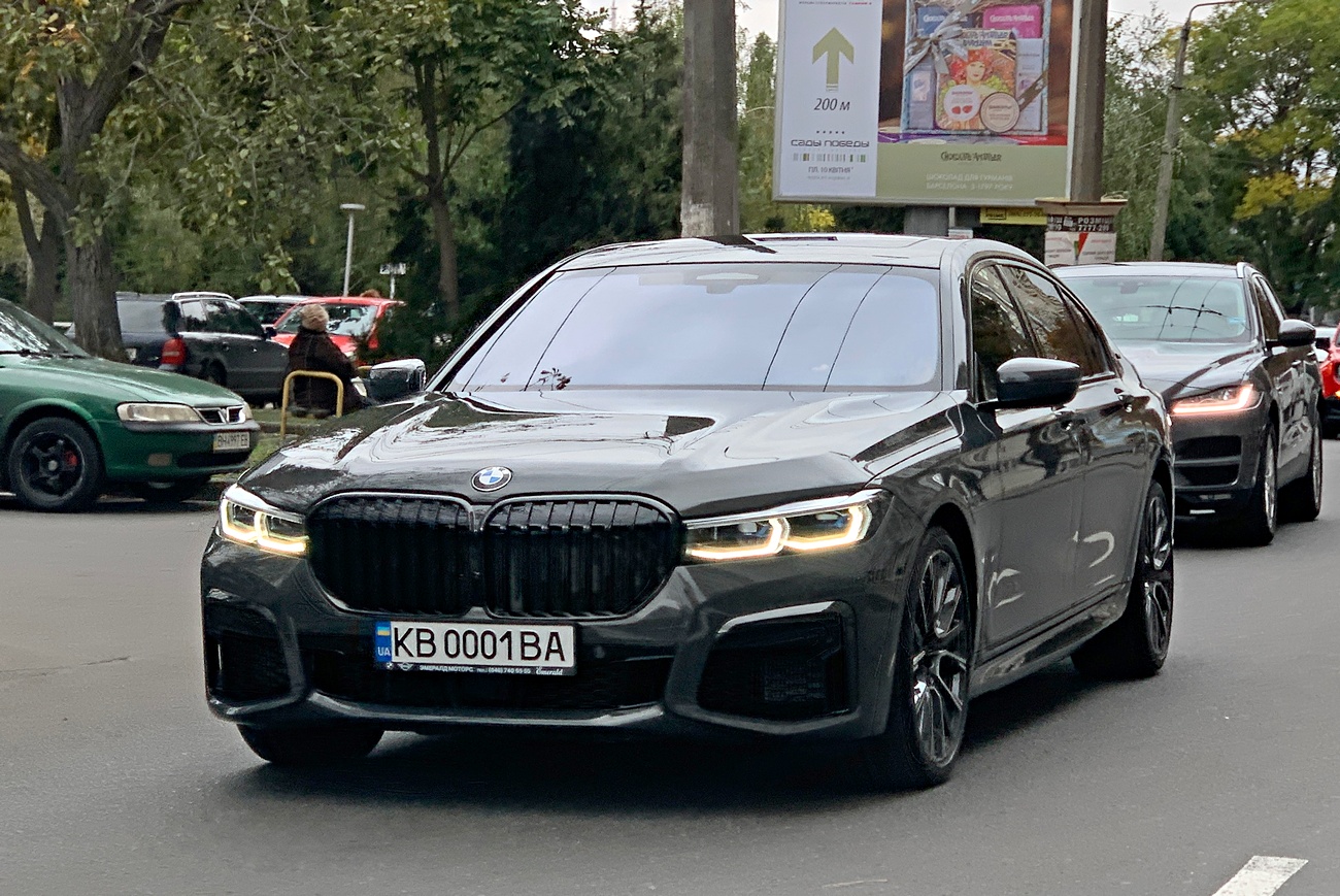 KB 0001 BA, BMW 7 Series 6th gen (G11/G12), facelift, 2019–2022