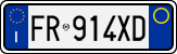 License plate of Italy, Cars (1994 year series)