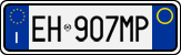 License plate of Italy, Cars (1994 year series)