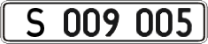License plate Ukraine, Diplomatic