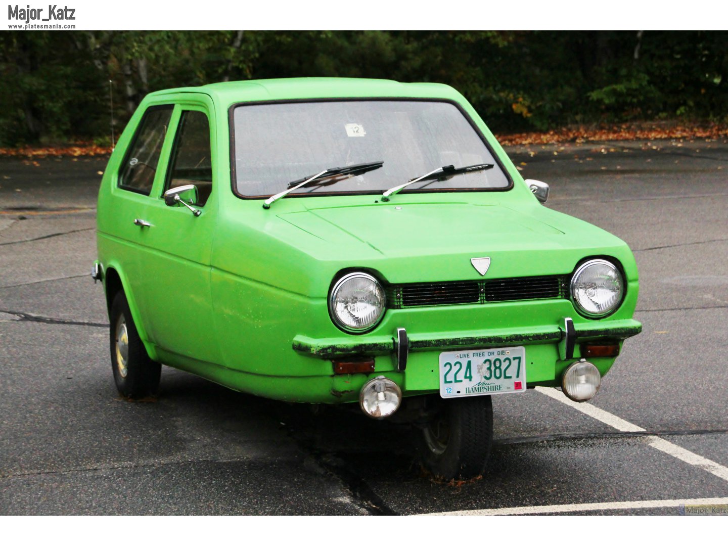 224 3827, Reliant Robin Mk I (1973-1981)