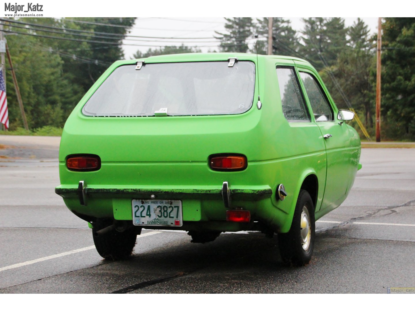 224 3827, Reliant Robin Mk I (1973-1981)
