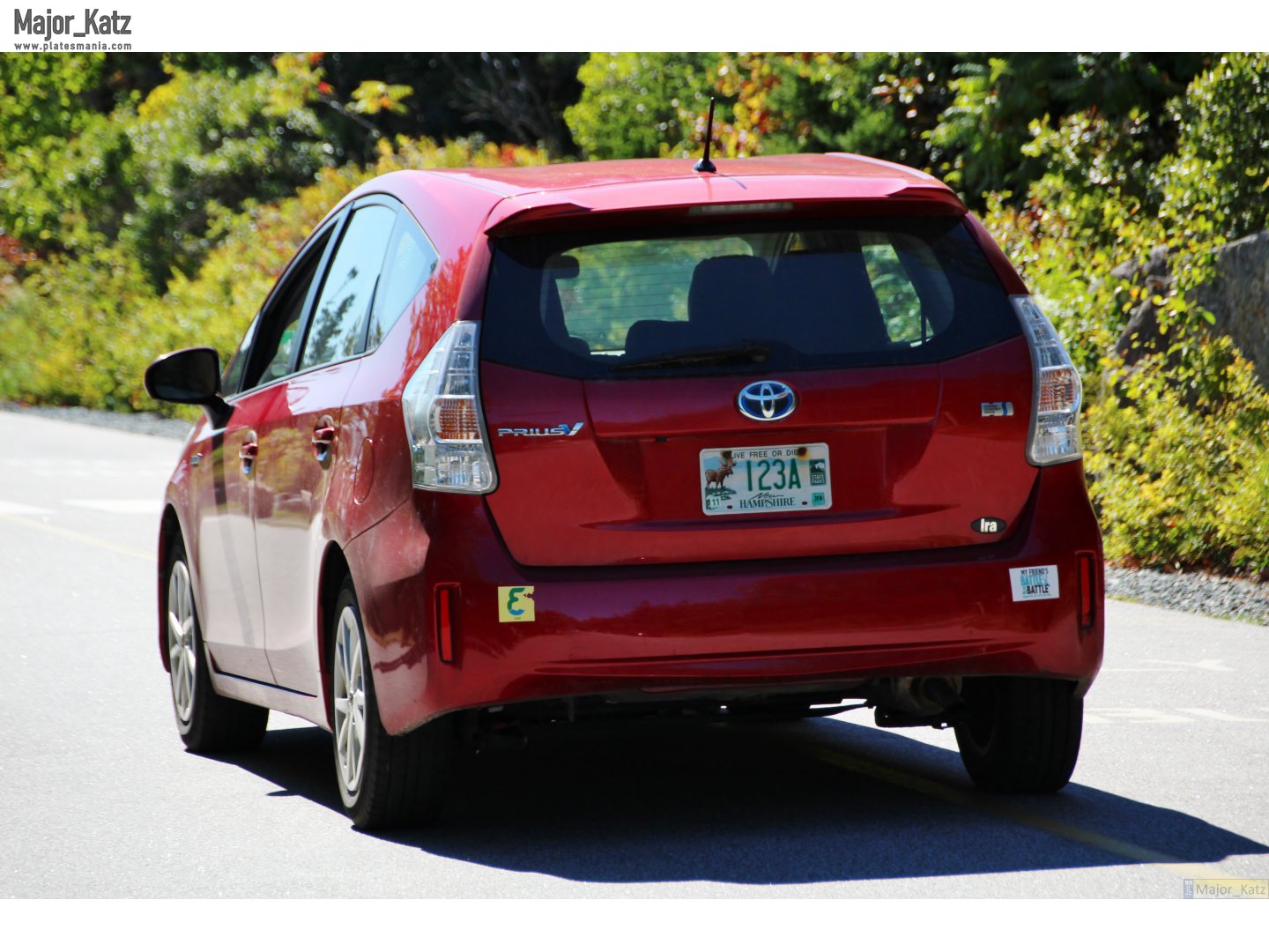 123A, Toyota Prius 3rd gen α / v / Plus Minivan (ZVW40/ZFW40), 2011–2021